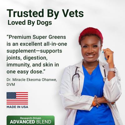 Show full view: Wuffwell Super Greens Supplement Powder for Dogs, 2-oz slide 7 of 11