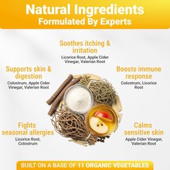 Wuffwell Allergy Supplement Chews for Dogs, 140 count slide 2 of 9