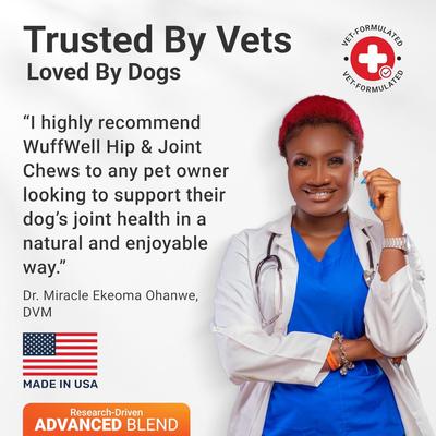 Show full view: Wuffwell Hip & Joint Supplement Chews for Dogs, 140 count slide 7 of 11