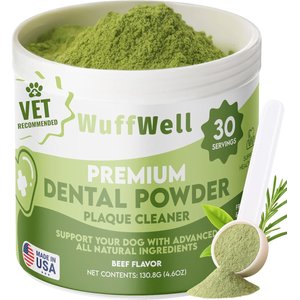 DENTAL POWDER 30包入り×4 WUFFWELL Dental Cleaning Powder with Probiotics for Dogs, 2-oz