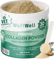 Wuffwell Skin & Coat Supplement Collagen Powder, 2-oz