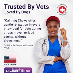 Wuffwell Calming Supplement Chews for Dogs, 140 count slide 2 of 9