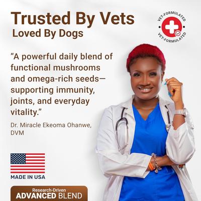 Show full view: Wuffwell Mighty Mushroom Supplement Chews for Dogs, 140 count slide 7 of 10