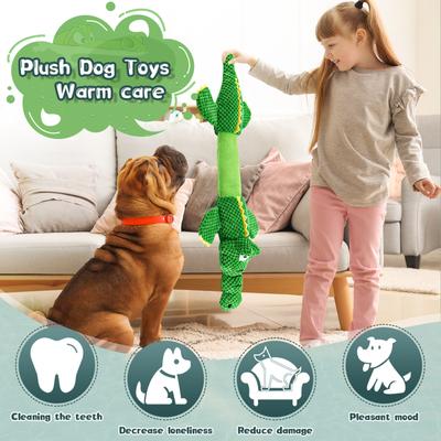 Show full view: FUUFOME Crocodile Plush Dog Toy, Green slide 3 of 8