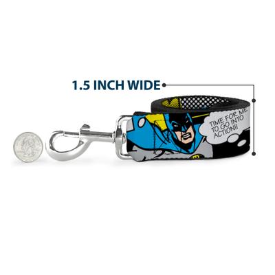 Show full view: Buckle-Down DC Comics Batman Scene Polyester Dog Leash, Blue, 6-ft long, 1-in wide slide 7 of 7