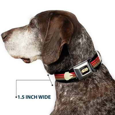 Show full view: Buckle-Down Star Wars Millennium Falcon Metal Seatbelt Buckle Dog Collar, Multicolor, Medium: 16 to 23-in neck, 1.5-in wide slide 7 of 10