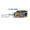 Show in main carousel: Buckle-Down Funky Alien Flowers Polyester Dog Leash, multi, 6-ft long, 1-in wide slide 6 of 6