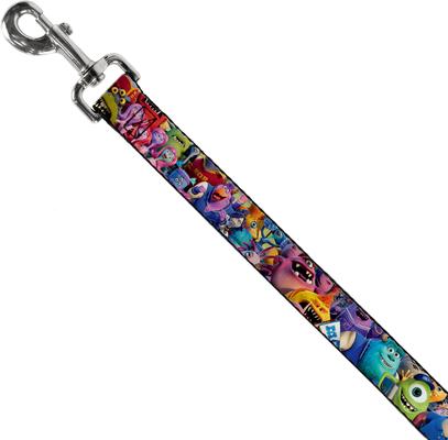 Show full view: Buckle-Down Disney Monsters University Monsters Stacked Polyester Dog Leash, 6-ft long, 1-in wide slide 2 of 6