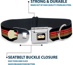 Buckle-Down Star Wars Millennium Falcon Metal Seatbelt Buckle Dog Collar, Multicolor, Small: 9.5 to 13-in neck, 1-in wide slide 2 of 9