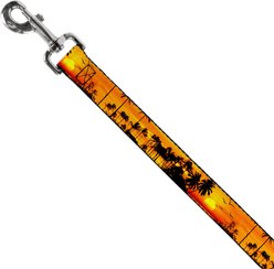 Buckle-Down Golden Sunset Polyester Dog Leash, Orange, 6-ft long, 1-in wide slide 2 of 6