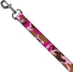 Buckle-Down Camo Pink Polyester Dog Leash, 6-ft long, 1-in wide slide 2 of 6