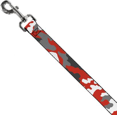 Show full view: Buckle-Down Camo Orange Polyester Dog Leash, 6-ft long, 1-in wide slide 2 of 6