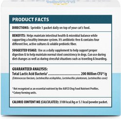 Pet's Choice Gut instincts Probiotic Packets Digestive Aid Powder Supplement for Cats, 30 count slide 2 of 3