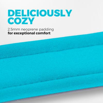 Show full view: Blazin O So Comfy O-Ring Reflective Neoprene Waterproof Dog Collar, Blue, X-Large: 18.9 to 21.7-in neck, 1.25-in wide slide 7 of 10