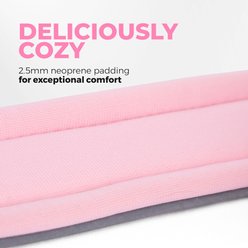 Blazin O So Comfy O-Ring Reflective Neoprene Waterproof Dog Collar, Pink, Small: 11.8 to 14.6-in neck, 1-in wide slide 2 of 9