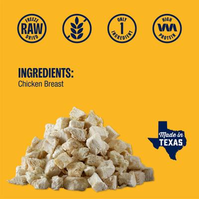 Show full view: Muenster Chicken Breast Freeze-Dried Dog Treats, 3-oz pouch slide 5 of 7