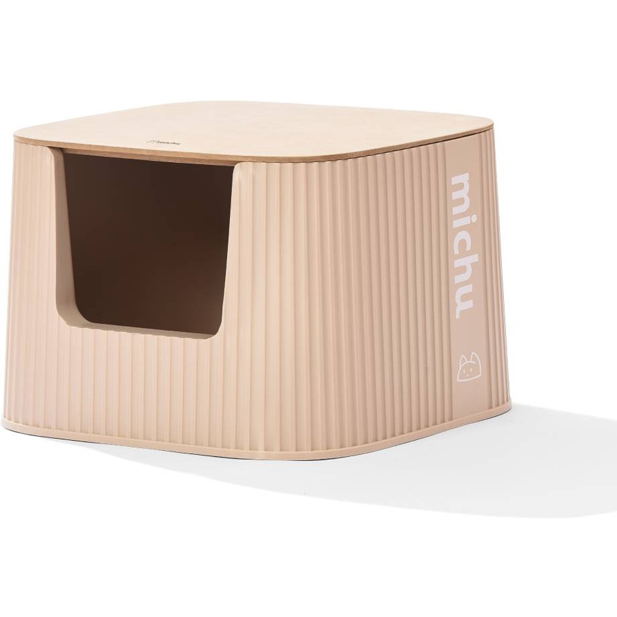 Michu Container Cat Litter Box with Scoop & Lid, XX-Large: 23-lb box, Boba