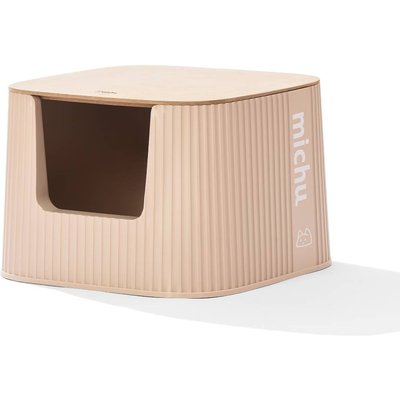 Michu Michu Container Cat Litter Box with Scoop & Lid, XX-Large: 23-lb box, Boba