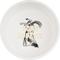 Show in main carousel: Harry Barker Bone Appetit Ceramic Non-Skid Dog Bowl, White, Small: 3.5-cup slide 1 of 4