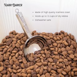 Harry Barker Metal Dog Food Scoop, Silver, Small slide 2 of 7