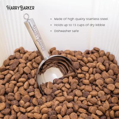 Show full view: Harry Barker Metal Dog Food Scoop, Silver, Small slide 8 of 8