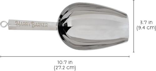 Show full view: Harry Barker Metal Dog Food Scoop, Silver, Small slide 3 of 8