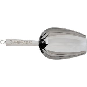 Harry Barker Metal Dog Food Scoop, Silver, Small