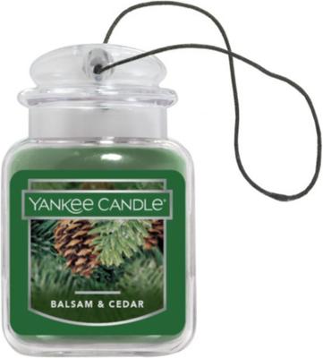 Show full view: Yankee Candle Car Jar Ultimate Air Freshener, Balsam & Cedar, 4 count slide 3 of 5