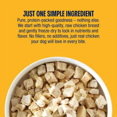 Show full view: Muenster Chicken Breast Freeze-Dried Dog Treats, 3-oz pouch slide 7 of 7