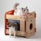 Show in main carousel: New Age Pet Purr & Play Bunk Bed Cat Scratcher Toy, Orange slide 6 of 8