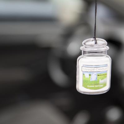 Show full view: Yankee Candle Car Jar Ultimate Air Freshener, Clean Cotton, 4 count slide 5 of 5