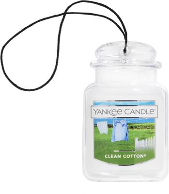 Show full view: Yankee Candle Car Jar Ultimate Air Freshener, Clean Cotton, 4 count slide 2 of 5