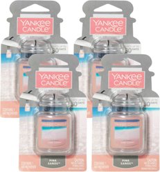 Yankee Candle Car Jar Ultimate Air Freshener, Pink Sands, 4 count