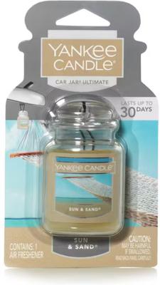 Show full view: Yankee Candle Car Jar Ultimate Air Freshener, Sun & Sand, 4 count slide 4 of 4