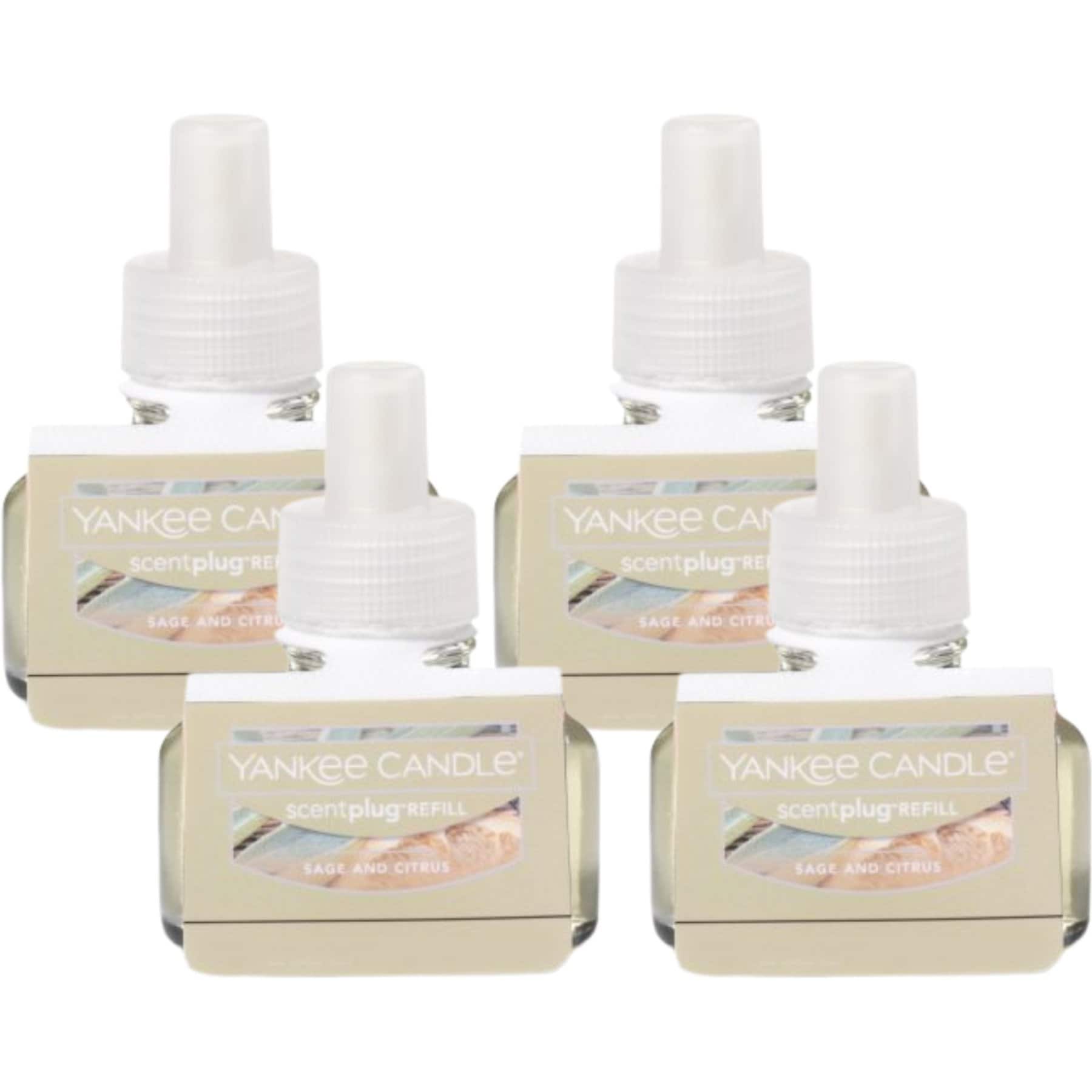 Yankee Candle ScentPlug Air Freshener Refill, Sage & Citrus, 4 count