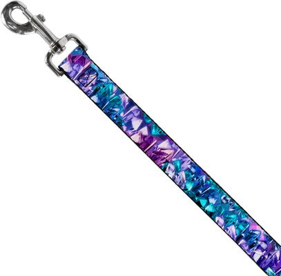 Show full view: Buckle-Down Crystals Polyester Dog Leash, Blue, 6-ft long, 1-in wide slide 3 of 7