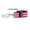 Show in main carousel: Buckle-Down Puerto Rico Flag Repeat Polyester Dog Leash, 6-ft long, 1-in wide slide 6 of 6