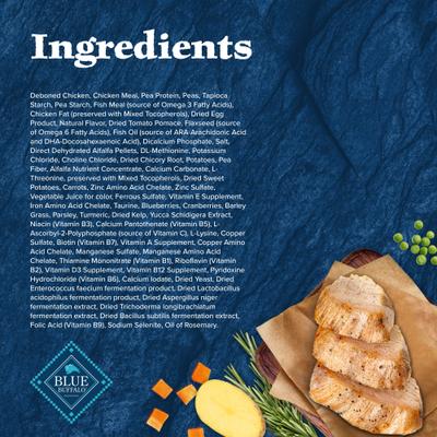 Show full view: Blue Buffalo Wilderness Puppy Chicken Recipe High-Protein Grain-Free Dry Dog Food, 24-lb bag slide 7 of 11