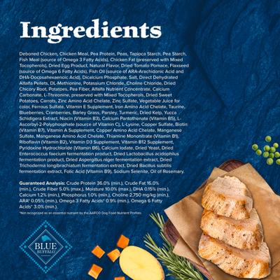 Show full view: Blue Buffalo Wilderness Puppy Chicken Recipe High-Protein Grain-Free Dry Dog Food, 4.5-lb bag slide 7 of 11