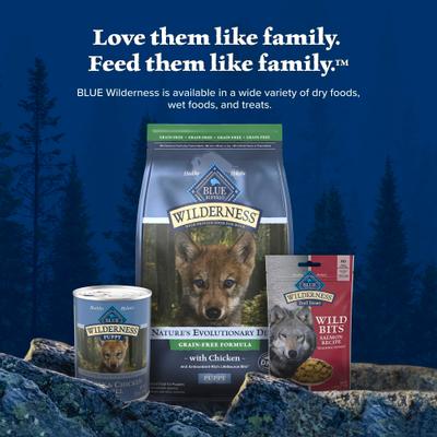 Show full view: Blue Buffalo Wilderness Puppy Chicken Recipe High-Protein Grain-Free Dry Dog Food, 4.5-lb bag slide 10 of 11