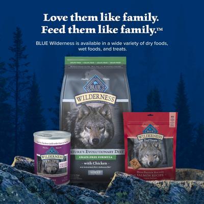 Show full view: Blue Buffalo Wilderness Chicken Recipe Adult High-Protein Grain-Free Dry Dog Food, 4.5-lb bag slide 10 of 11