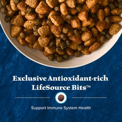 Show full view: Blue Buffalo Wilderness Salmon Recipe Adult High-Protein Grain-Free Dry Dog Food, 4.5-lb bag slide 9 of 11