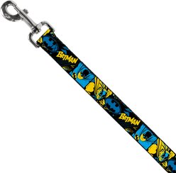 Buckle-Down DC Comics Batman Poses & Logo Collage Polyester Dog Leash, 6-ft long, 1-in wide slide 2 of 6