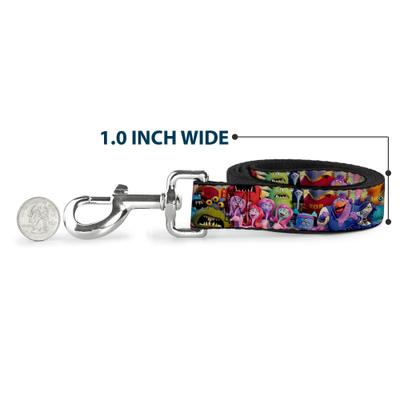 Show full view: Buckle-Down Disney Monsters University Monsters Stacked Polyester Dog Leash, 6-ft long, 1-in wide slide 5 of 6