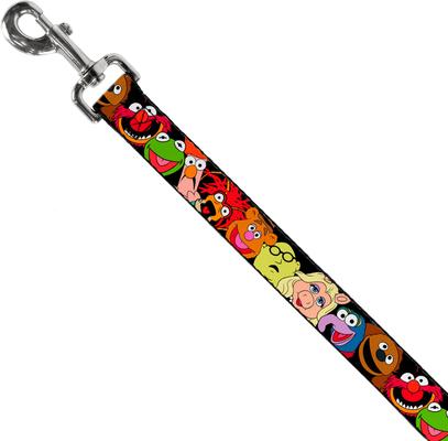 Show full view: Buckle-Down Disney Muppets Faces Polyester Dog Leash, 6-ft long, 1-in wide slide 2 of 6