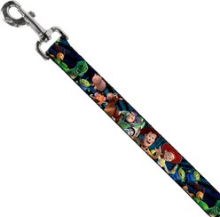 Buckle-Down Toy Story Characters Running Denim Rays Polyester Dog Leash, 6-ft long, 1-in wide slide 2 of 6