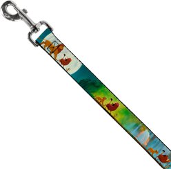 Buckle-Down Mufasa Simba Just Can't Wait to Be King Family Silhouette Polyester Dog Leash, Red, 6-ft long, 1-in wide slide 2 of 6
