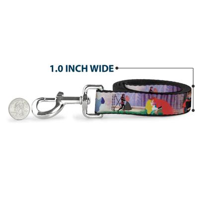 Show full view: Buckle-Down Beauty & the Beast Stained Glass Scenes Polyester Dog Leash, 6-ft long, 1-in wide slide 5 of 6