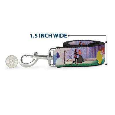 Show full view: Buckle-Down Beauty & the Beast Stained Glass Scenes Polyester Dog Leash, 6-ft long, 1-in wide slide 6 of 6