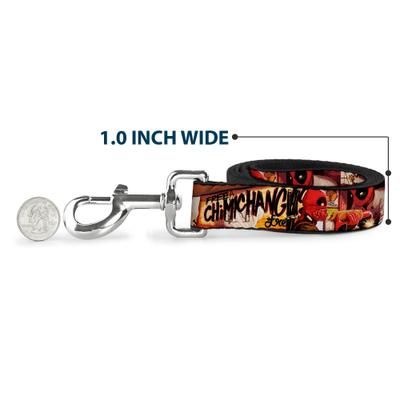Show full view: Buckle-Down Marvel Comics Deadpool Kills Deadpool 2 Cover Dynamite Chimichanga Polyester Dog Leash, Red, 6-ft long, 1-in wide slide 6 of 7